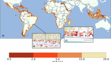 Des millions de bâtiments à risque de l'élévation du niveau de la mer, l'analyse révèle