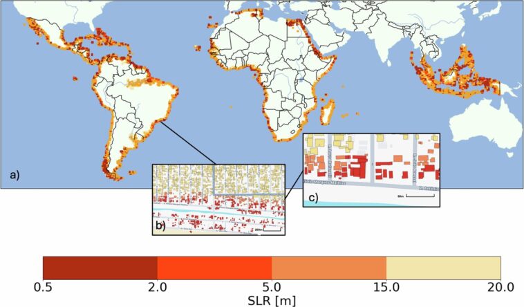 Des millions de bâtiments à risque de l'élévation du niveau de la mer, l'analyse révèle Des millions de bâtiments à risque de l'élévation du niveau de la mer, l'analyse révèle