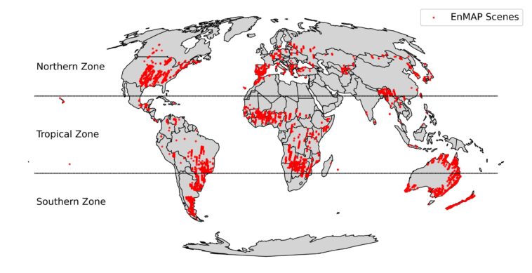 La diversité fonctionnelle des plantes varie considérablement selon les cycles saisonniers et les périodes humides et sèches, révèlent les images satellite