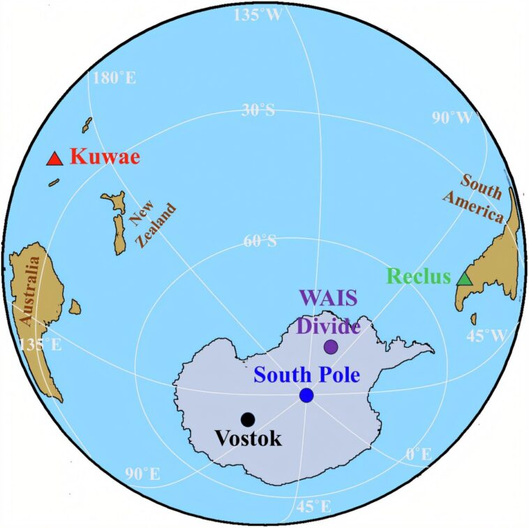 La glace de l'Antarctique révèle que deux volcans en éruption simultanément pourraient avoir provoqué un refroidissement au XVe siècle