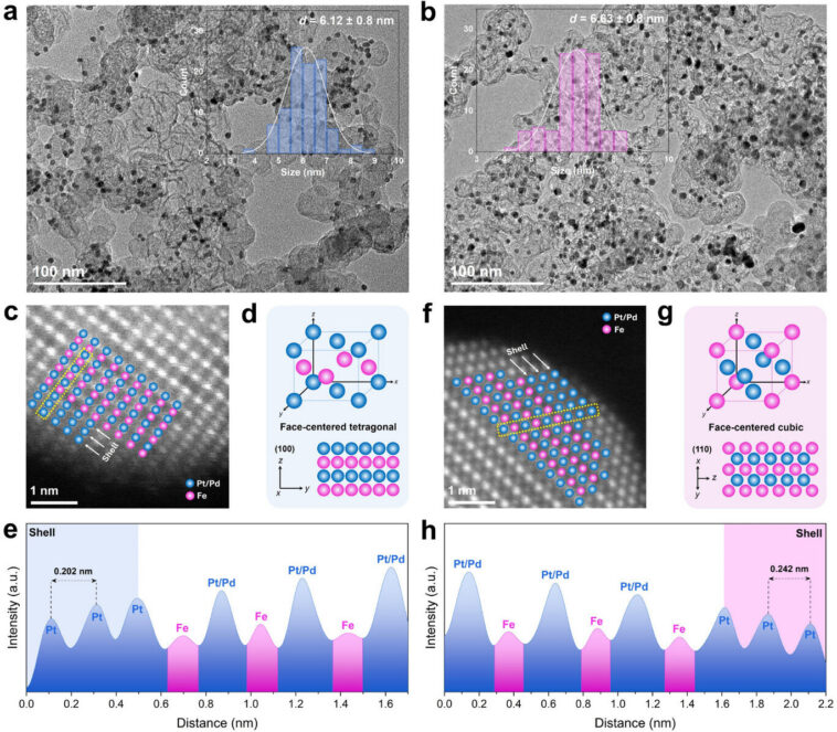 Les interactions magnétiques dans un nouveau catalyseur en alliage améliorent les performances des piles à combustible à hydrogène