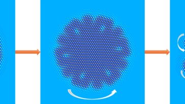 Les rotocristaux exotiques peuvent se briser en fragments individuels puis se réassembler