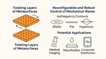 Son de torsion : les scientifiques découvrent une nouvelle façon de contrôler les vibrations mécaniques du métamatériau