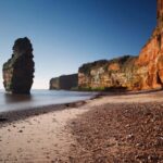 FKE16F Ladram Bay. Jurassic Coast World Heritage Site. Devon. UK.