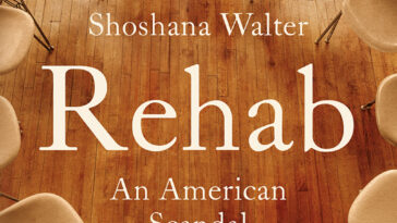 La couverture du livre de Rehab, montrant un cercle de chaises.