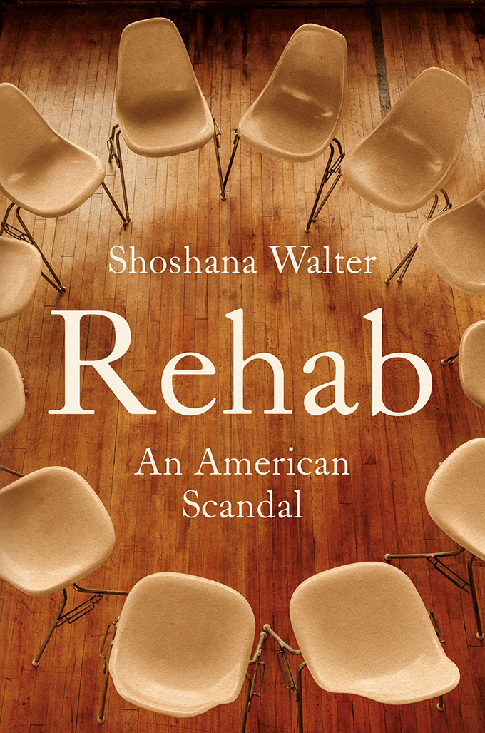 La couverture du livre de Rehab, montrant un cercle de chaises.