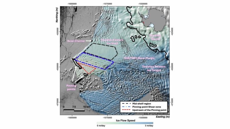 Des fissures dans la banquise du « glacier Doomsday » de l'Antarctique déclenchent une déstabilisation accélérée Des fissures dans la banquise du « glacier Doomsday » de l'Antarctique déclenchent une déstabilisation accélérée