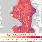 Carte thermique de Seattle