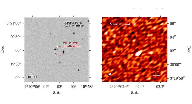 Les observations suggèrent l'origine du GRB pour le transitoire rapide des rayons X détecté par la sonde Einstein