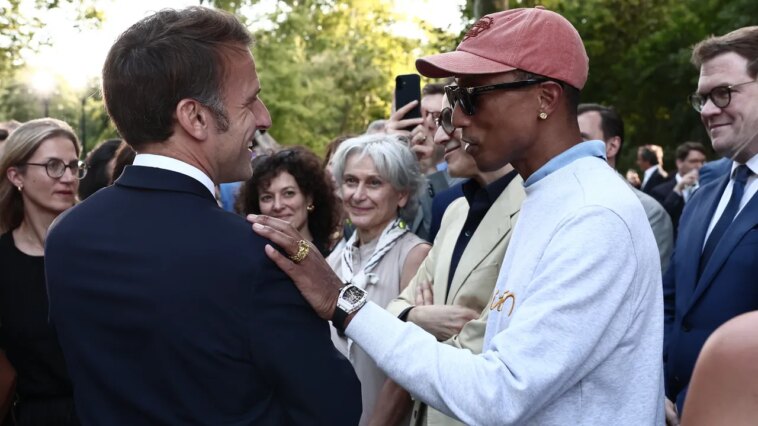 Lisez l'hommage sincère d'Emmanuel Macron à Pharrell Williams