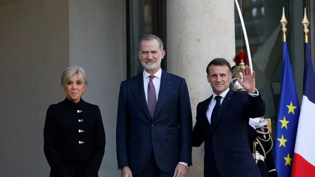 Le roi Felipe VI est entré dans l'histoire en visitant Versailles cette semaine