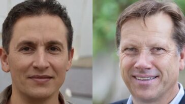 Une image d’un deepfake comparée à l’image d’une personne réelle