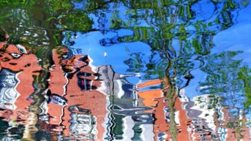 Reflections in a canal