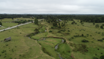 Une vue aérienne de Monte Verde où les premiers habitants d'Amérique du Sud se sont peut-être installés