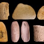 Une compilation de différents dés anciens d'Amérique du Nord.