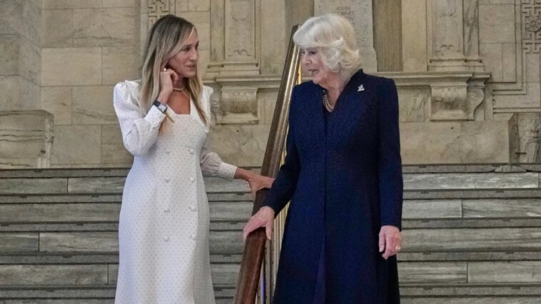 La reine Camilla rencontre Sarah Jessica Parker lors de sa visite à New York