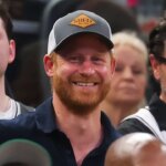 Le prince Harry échange sa couleur pour le match de championnat de la finale de la NBA