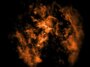 Des nuages ​​de gaz orange forment un cercle, sauf en bas où se trouve un vide en forme de cône, preuve du vent soufflant du trou noir central de la Voie lactée, selon les chercheurs.
