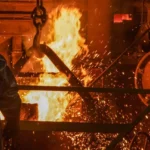 US Steel production, a major consumer of niobium. cc Army.mil, modified, https://www.army.mil/article/278507/army_senior_leaders_visit_rock_island_arsenal_discuss_advanced_manufacturing