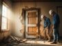 Des ouvriers abattent une cloison dans une maison de 1900 et tombent sur une pièce murée depuis un siècle