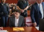 Vue depuis la salle d'audience : alors que Luigi Mangione plaidait coupable, la famille de Brian Thompson regardait