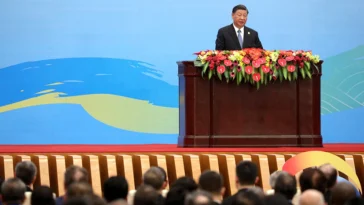The President spoke at the opening of the Third Belt and Road Forum for International Cooperation.; cc kremlin.ru, modified, http://en.kremlin.ru/events/president/news/72528
