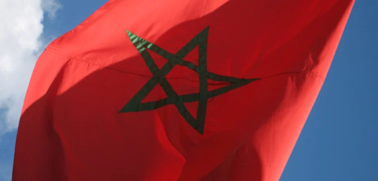 Morocco flag; cc jim from Lausanne, Switzerland, modified, https://commons.wikimedia.org/wiki/File:Flag_of_Morocco_(1).jpg