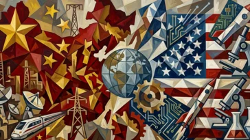 Generated by Google Gemini AI on August 31, 2026. All flags, maps, and likenesses contained within this image are not necessarily accurate representations of reality.