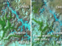 Les images satellite montrent le paysage montagneux du Népal où se sont produites les avalanches de glace et les coulées de débris.
