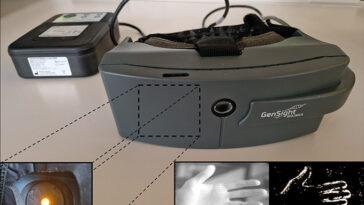 Les lunettes et la configuration qui aident à restaurer la vision d'une personne aveugle