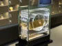 400-troy-ounce 995.5 fine gold bar on display at the Centrum Pieniądza NBP, the National Bank of Poland money centre, Warsaw, Poland, May 14, 2016. Photo by Andrzej Barabasz (Chepry), CC BY-SA 4.0, modified, https://commons.wikimedia.org/wiki/File:Gold_bar_in_Centrum_Pieniadza_NBP_AB.jpg