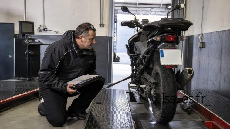 Le contrôle technique moto rattrape une nouvelle vague de propriétaires cette année et lʼoubli coûte 135 euros